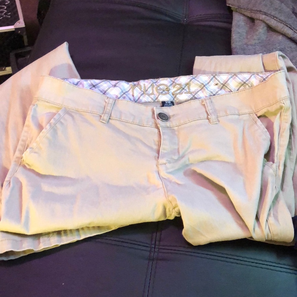 Tan khaki pants